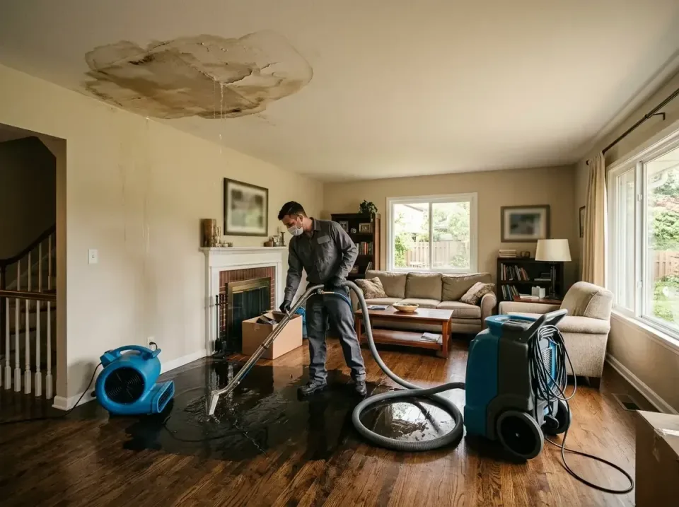 attic-pipe-burst-ceiling-drip-008 — frequently asked questions, Water Damage Restoration & Carpet Care in Oak Point, TX